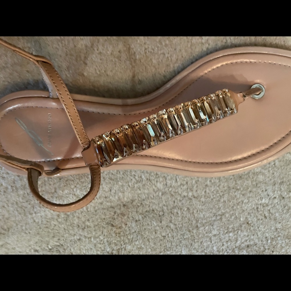 Brian Atwood Crystal T strap sandals size 9 - Picture 3 of 8